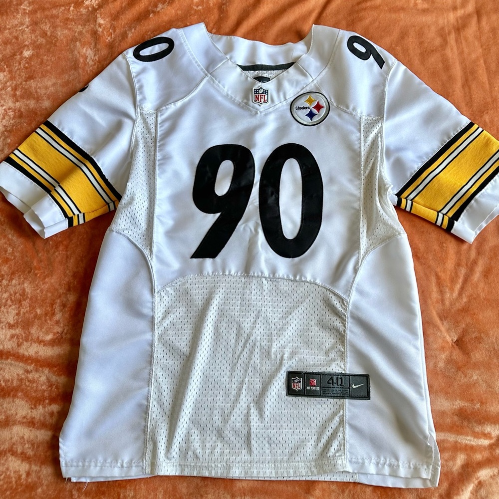 NFL White and Yellow Pittsburgh Steelers Jersey